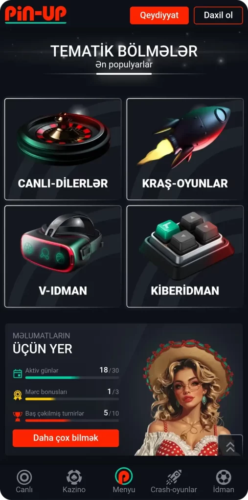 Android üçün Pin Up Casino mobil tətbiqi